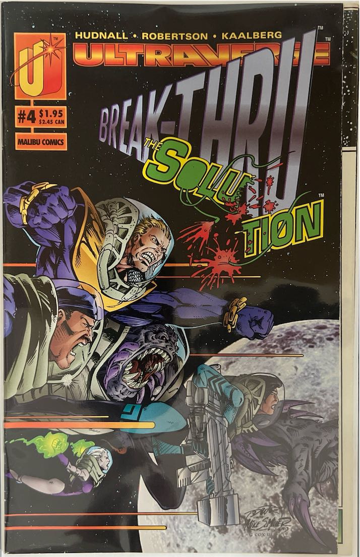 Break-Thru, #004, The Solution (Malibu Comics, 1994) - Direct Sales Edition