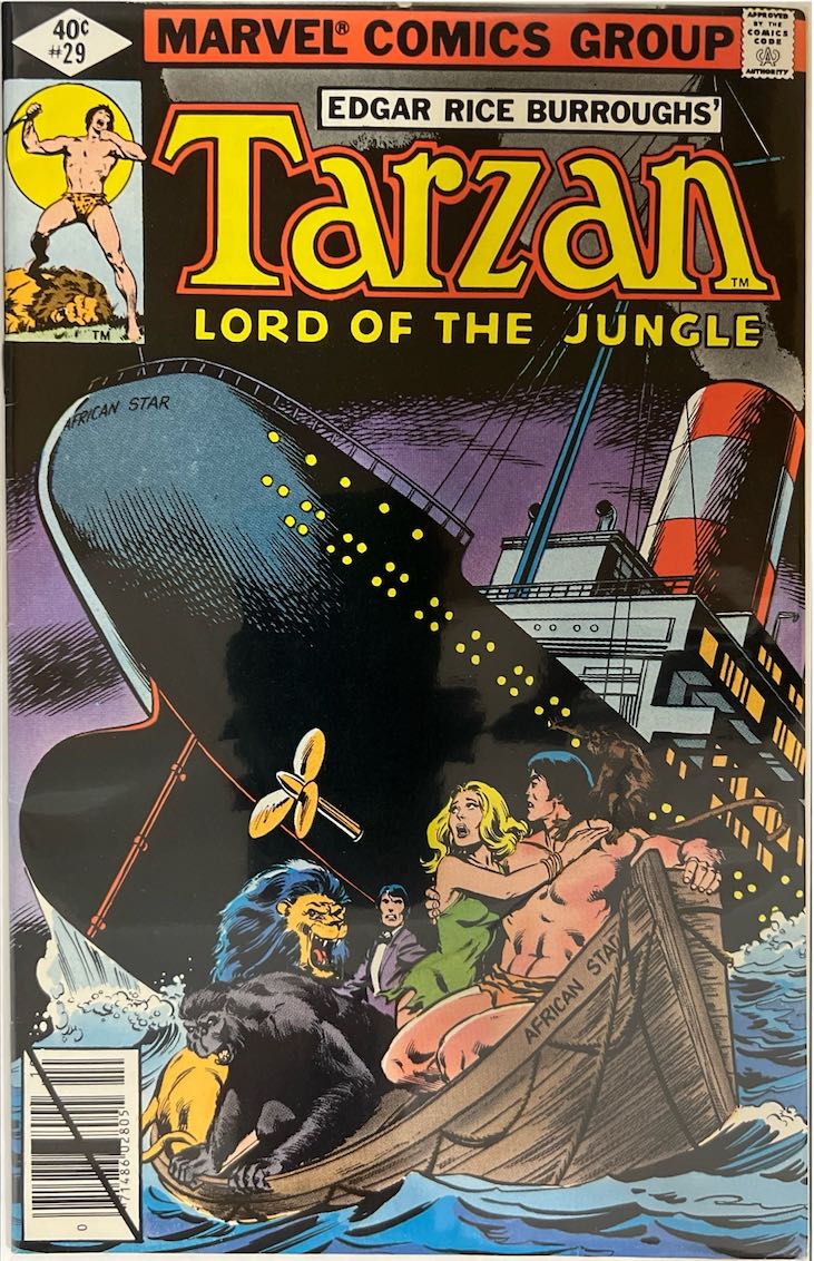 Tarzan, Lord of the Jungle, #029 (Marvel Comics, 1979) - Direct Sales Edition