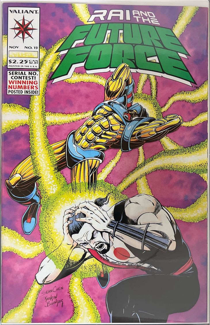 Rai and the Future Force, #015, (Valiant, 1993) - Direct Sales