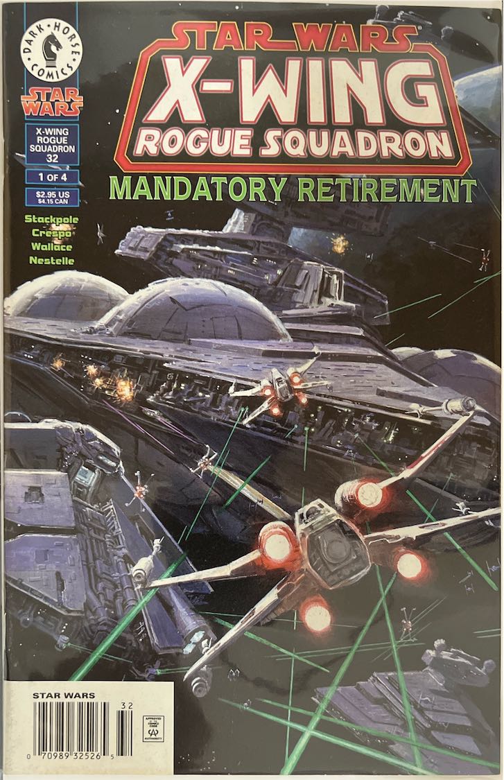 Star Wars: X-Wing Rogue Squadron, #032, Mandatory Retirement (Dark Horse Comics, 1999) - Direct Sales