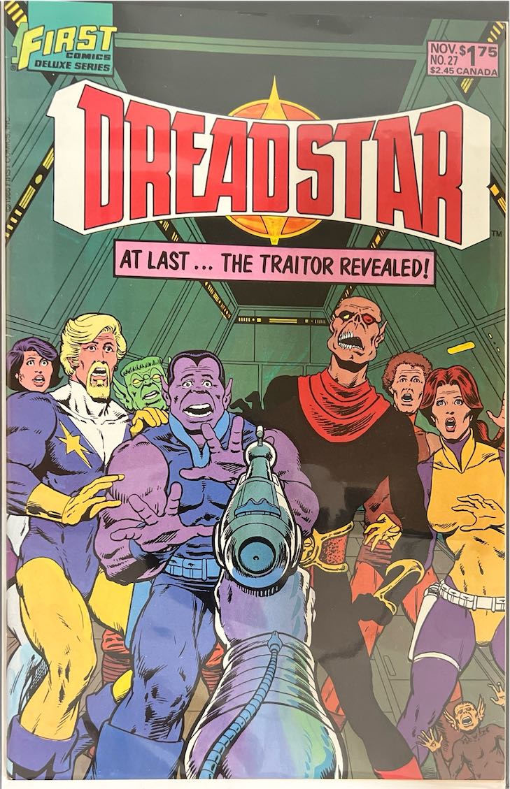 Dreadstar, #027, At Last ... The Traitor Revealed! (First Comics, 1985) - Direct Sales