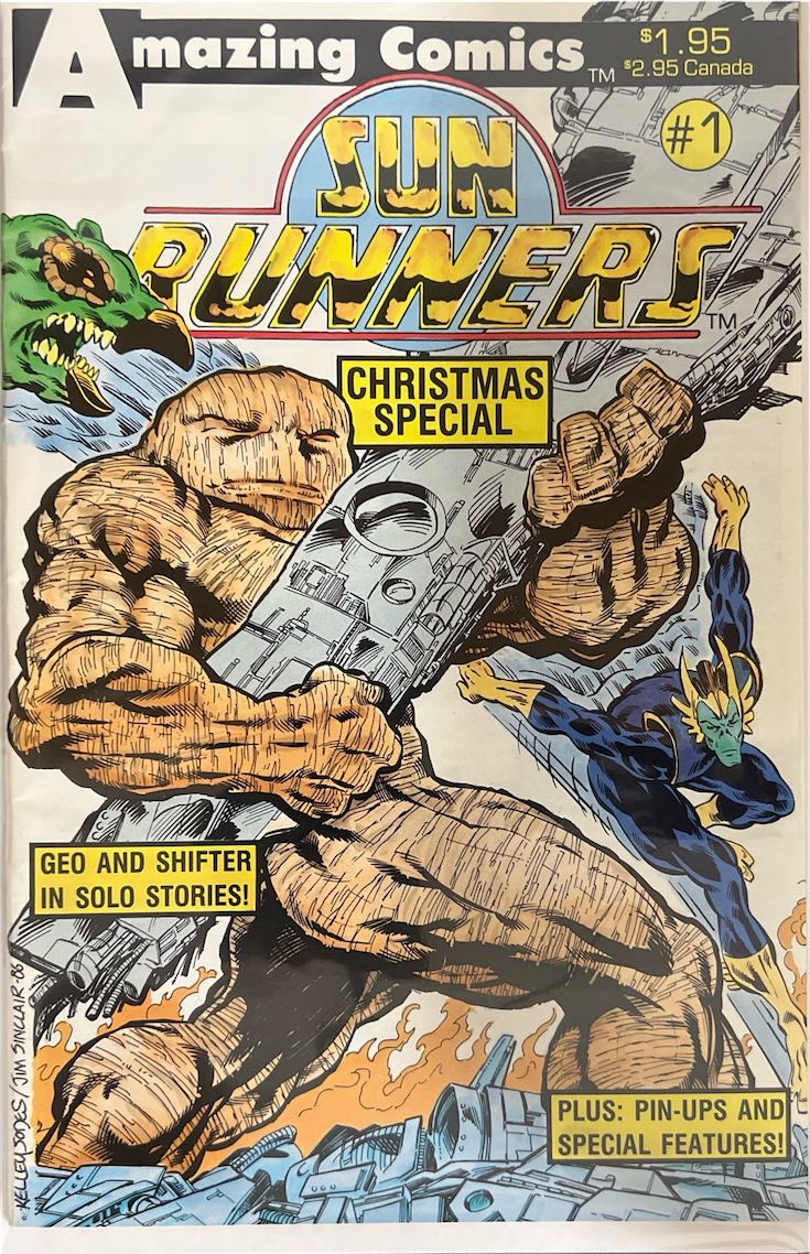 Sun Runners, #001, Christmas Special (Amazing Comics, 1985) - Direct Sales