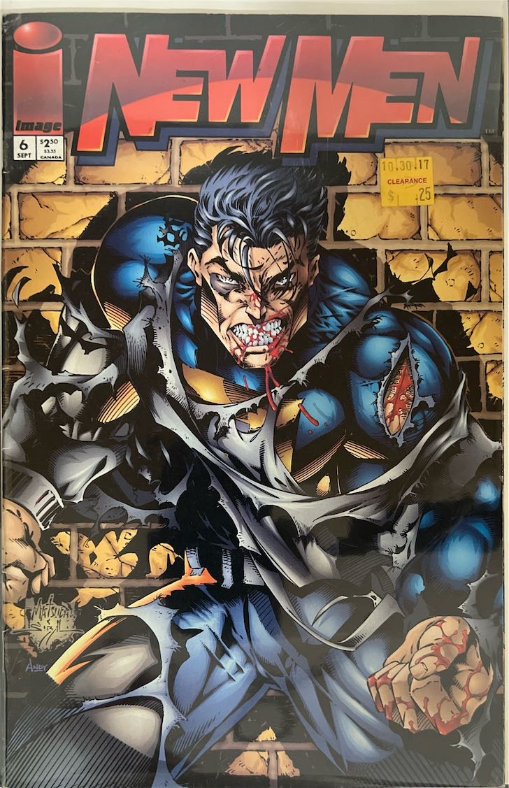 New Men, #006 (Image Comics, 1994) - Direct Sales Edition