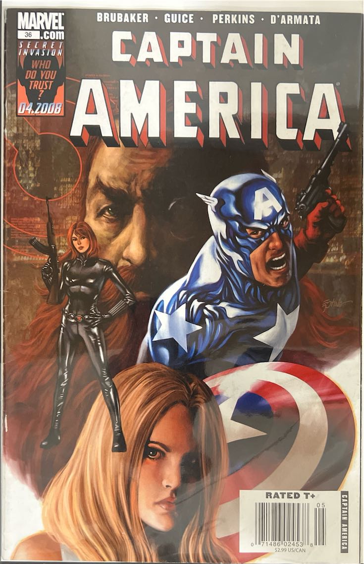 Captain America, #036, Secret Invasion (Marvel, 2008) - Direct Sales