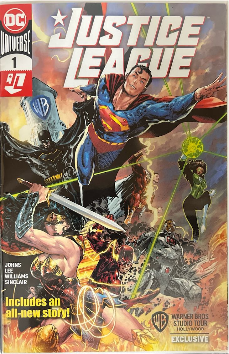 Justice League, #001, (DC Comics, 2011) - Warner Bros. Studio Tour Hollywood Exclusive