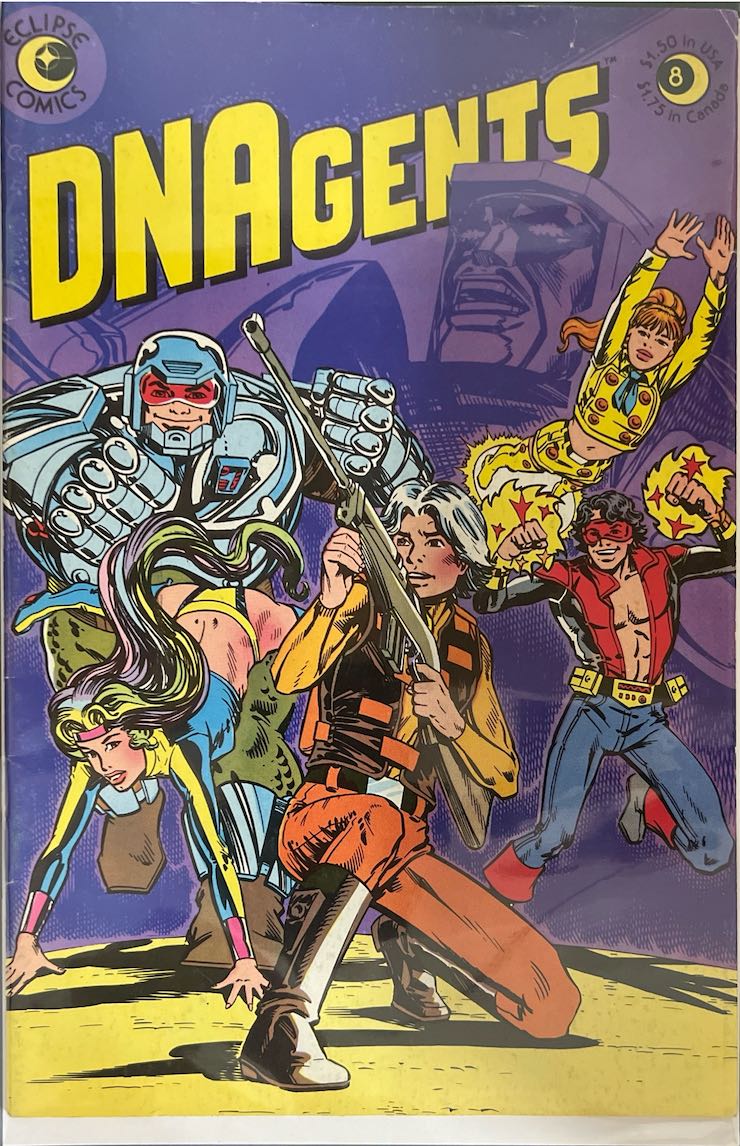 DNAgents, #008 (Eclipse Comics, 1983) - Direct Edition