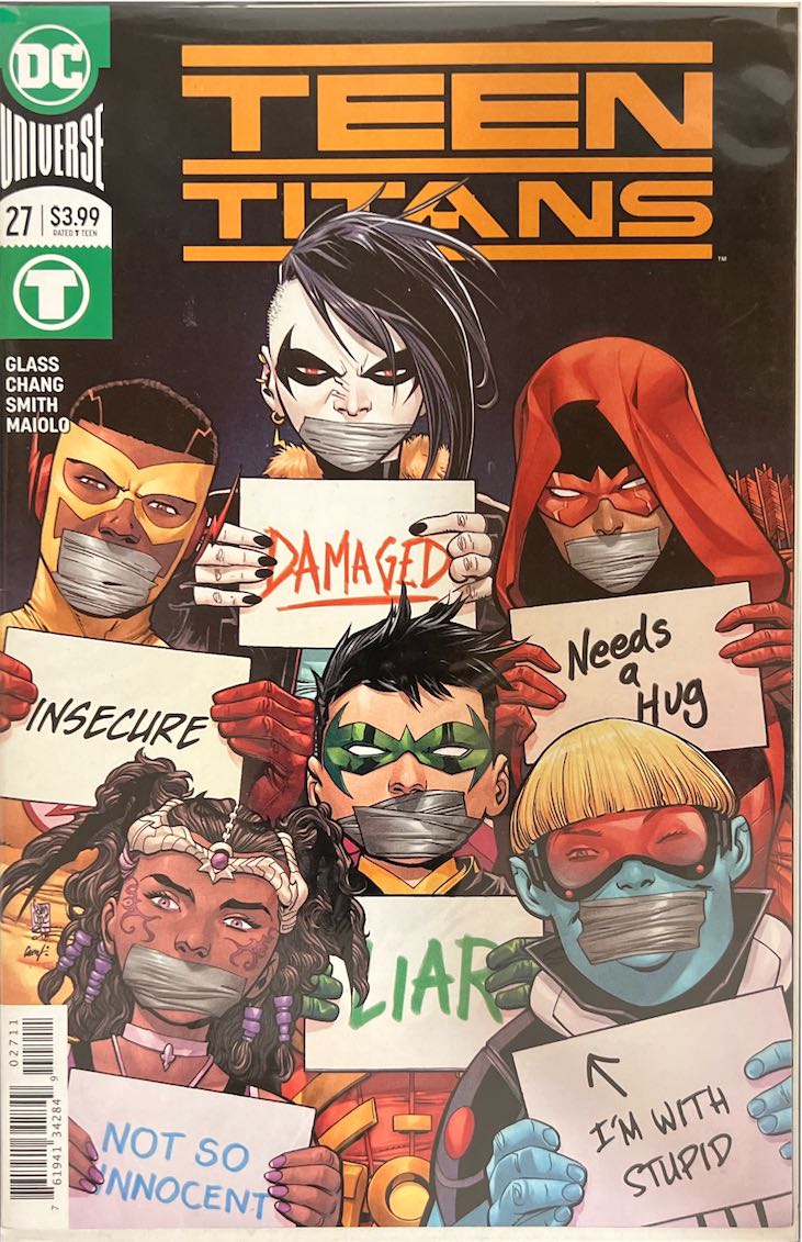 Teen Titans, #027, Damaged Variant (DC Comics, 2019) - DC Universe