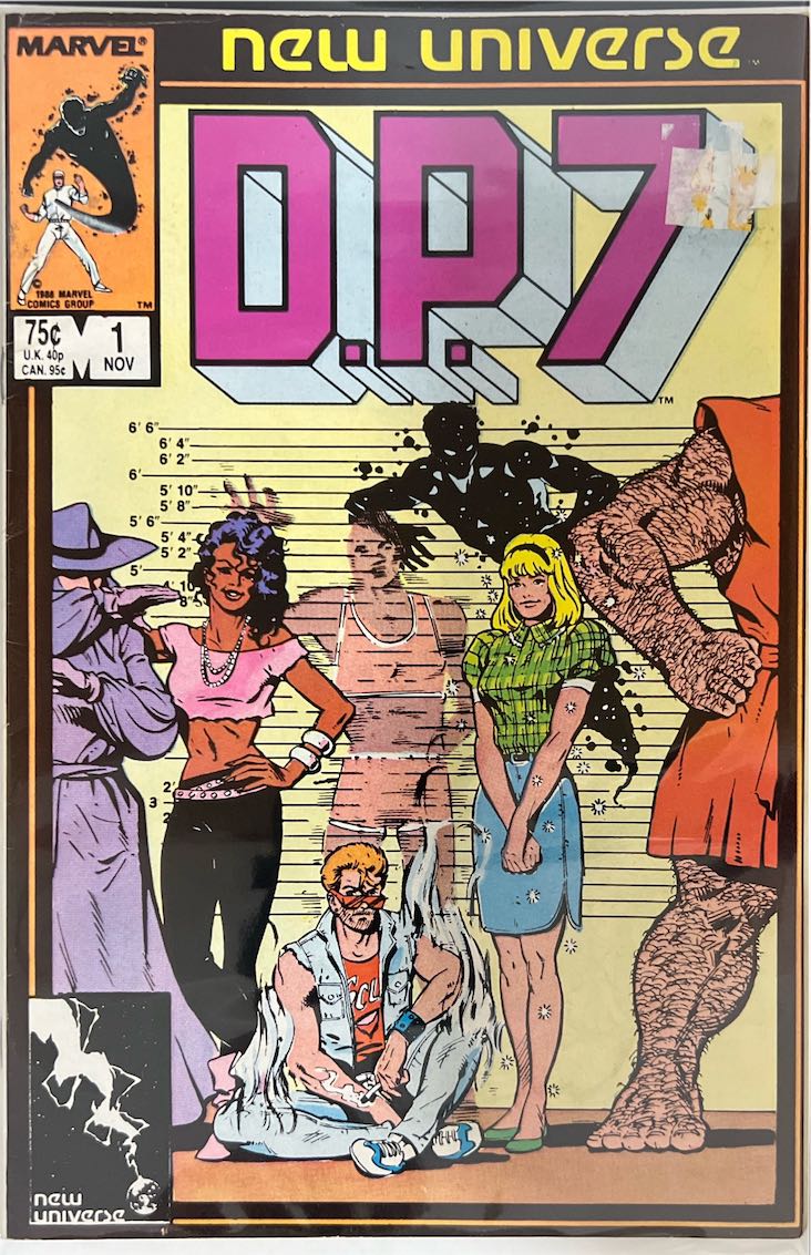 D.P.7, #001, New Universe (Marvel, 1986) - Direct Sales