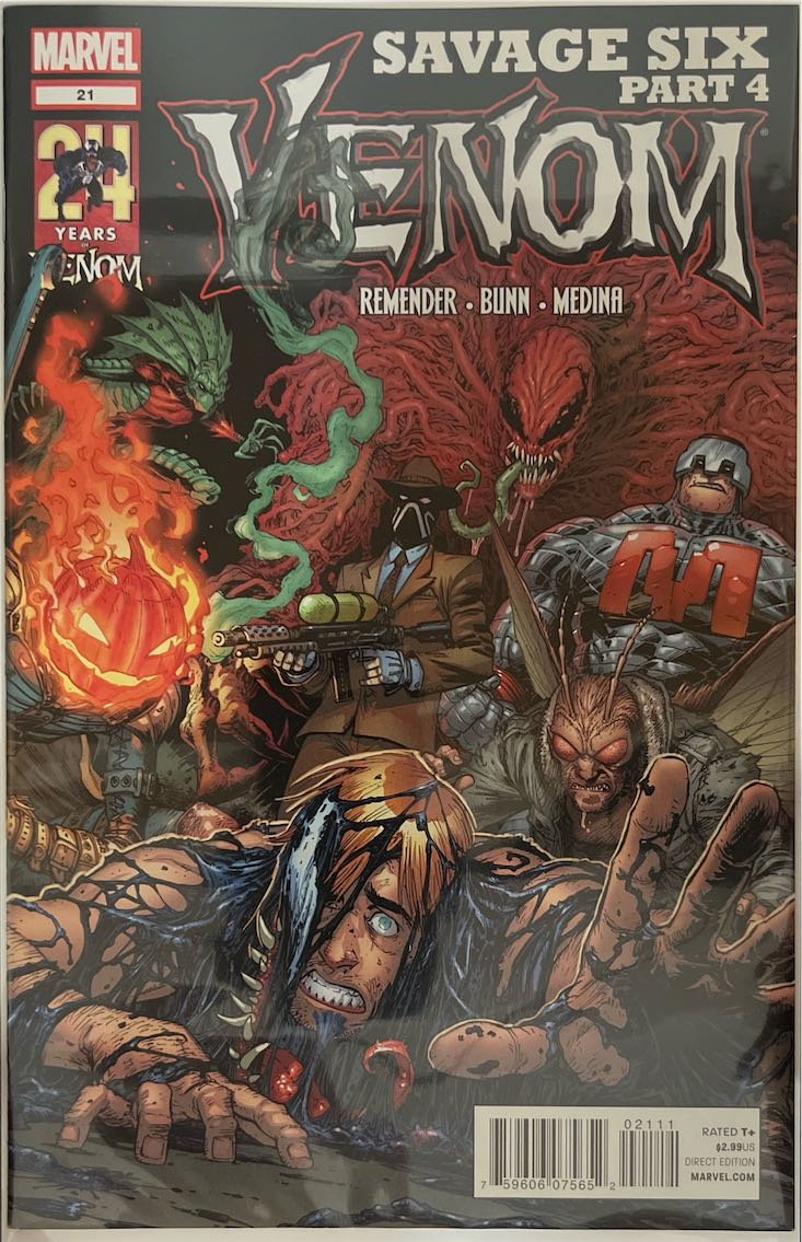 Venom, #021, Savage Six Part 4 (Marvel, 2012) - Direct Edition