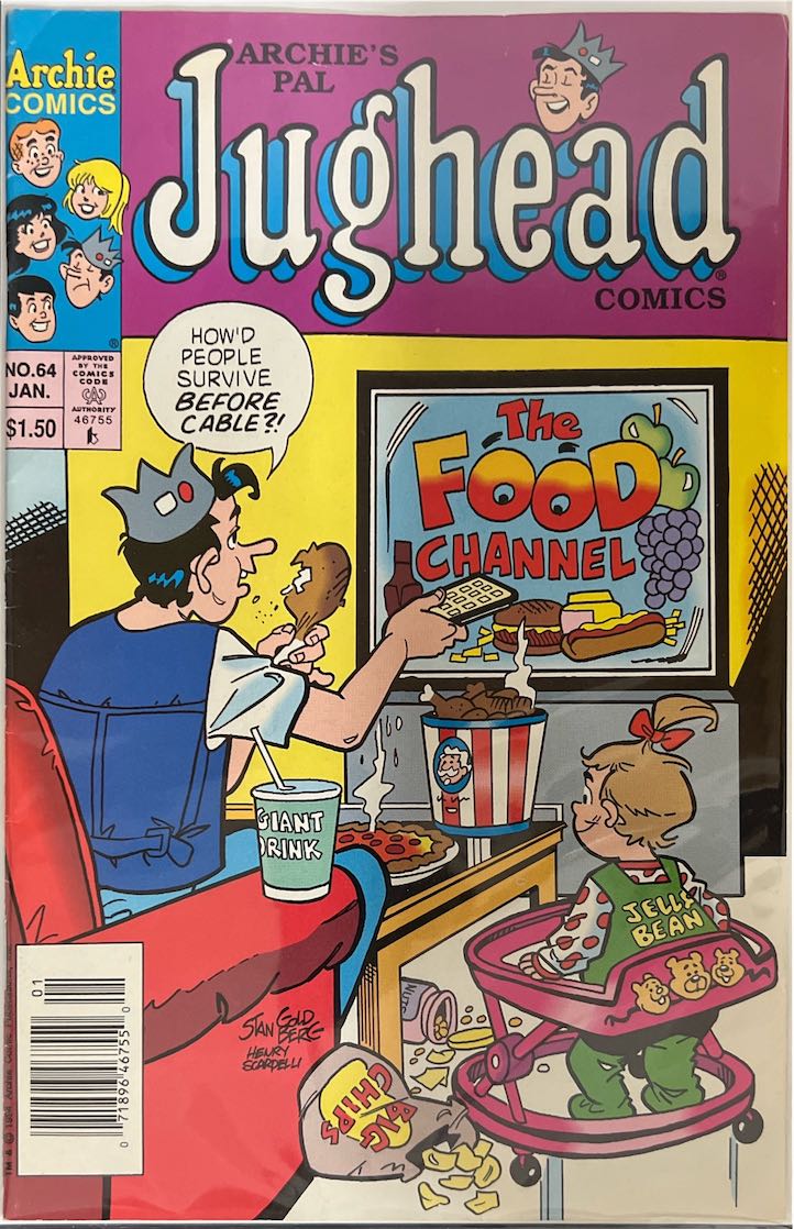 Archie's Pal Jughead, #064, (Archie Comics, 1990) - Direct Edition