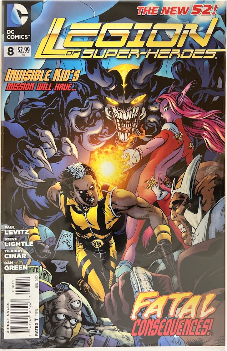 Legion of Super-Heroes, #008, Fatal Consequences! (DC Comics, 2012) - Direct Sales