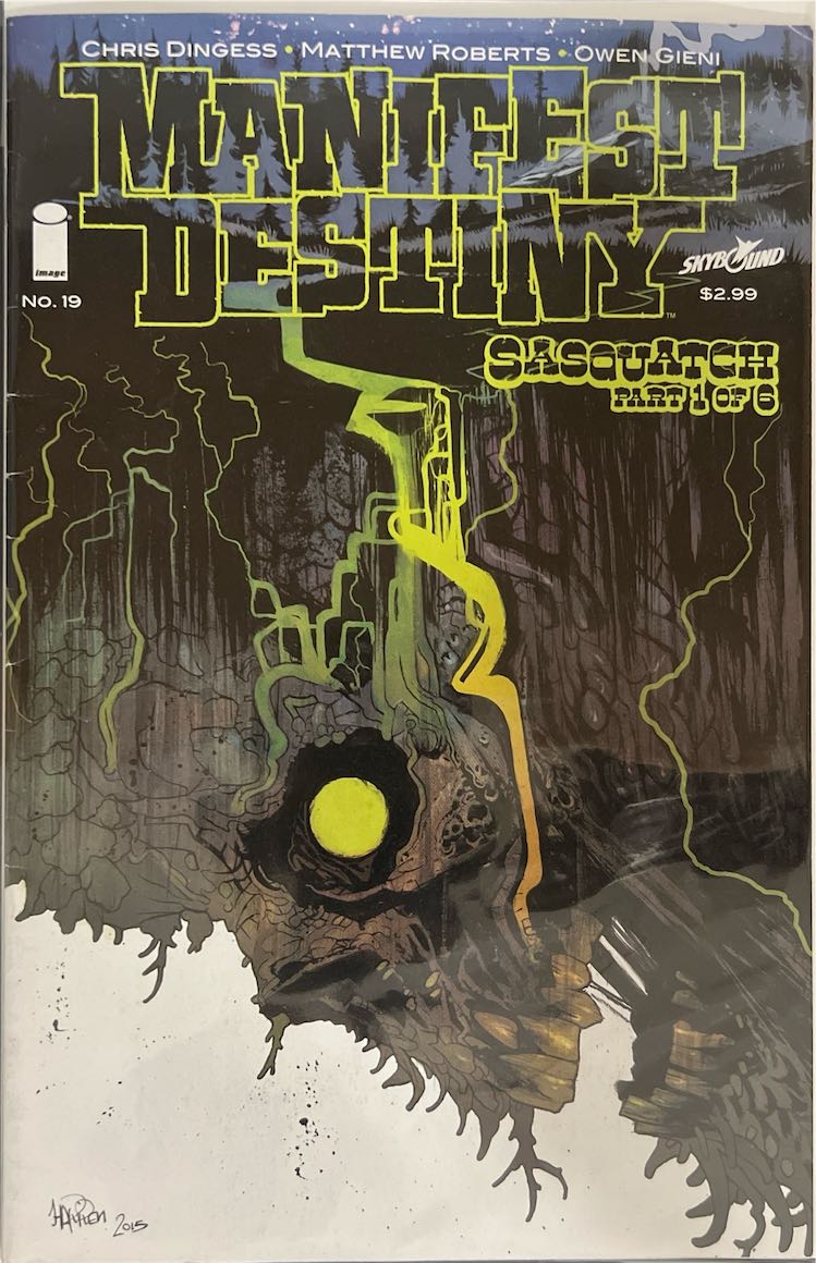 Manifest Destiny, #019, Sasquatch Part 1 of 6 (Image, 2015) - Direct Edition