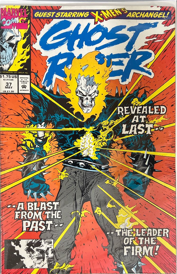 Ghost Rider, #037, Revealed At Last... (Marvel, 1993) - Direct Edition