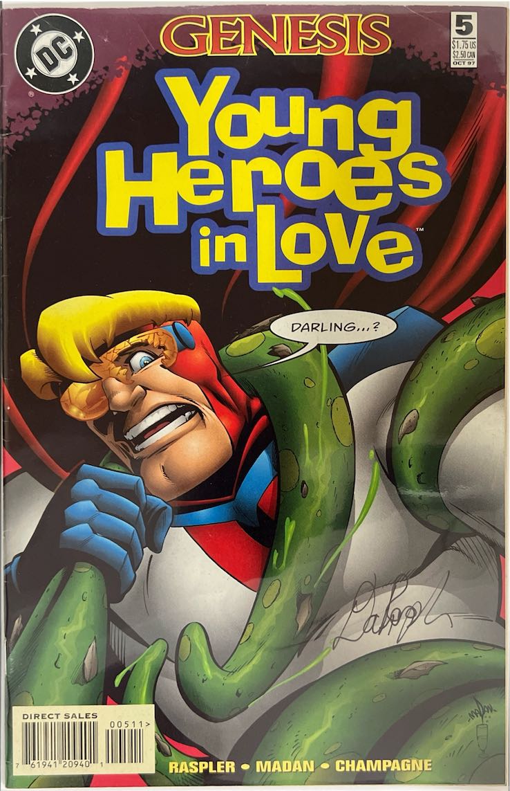 Young Heroes in Love, #005, Genesis (DC Comics, 1997) - Direct Sales Edition