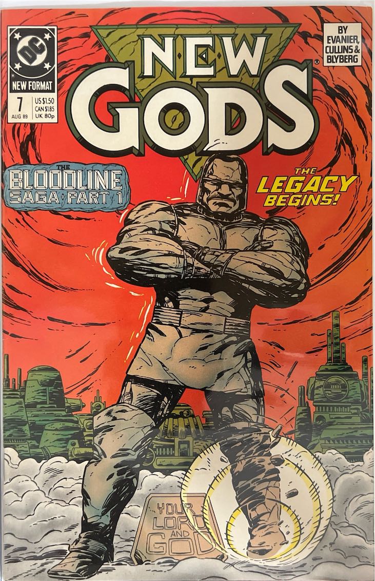 New Gods, #007, The Bloodline Saga Part 1 (DC Comics, 1989) - Direct Sales