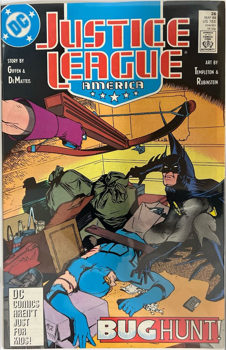 Justice League America, #026, Bug Hunt! (DC Comics, 1989) - Direct Sales