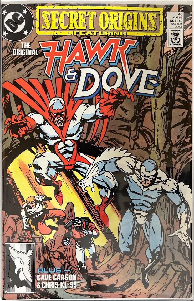 Secret Origins, #043, Featuring Hawk & Dove (DC Comics, 1989) - Direct Sales