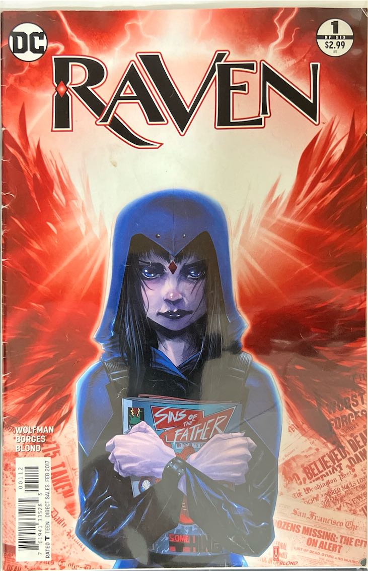 Raven, #001, Sins of the Father (DC, 2016) - Direct Sales