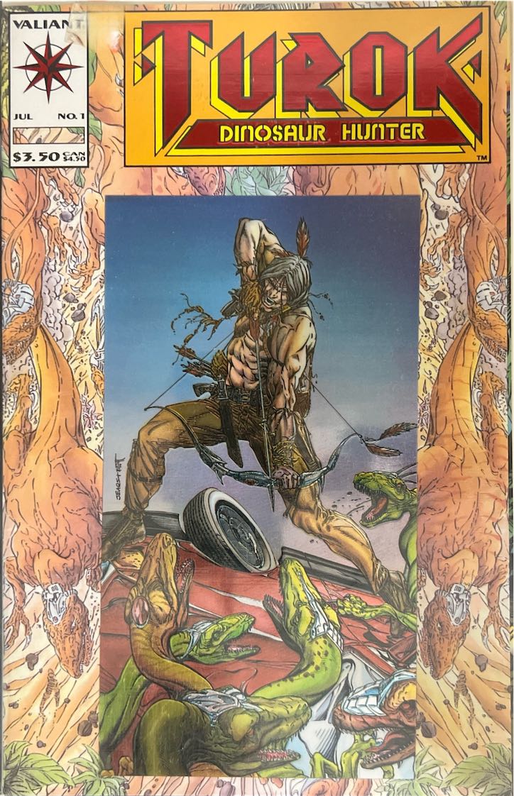 Turok, Dinosaur Hunter, #001 (Valiant, 1993) - Direct Sales