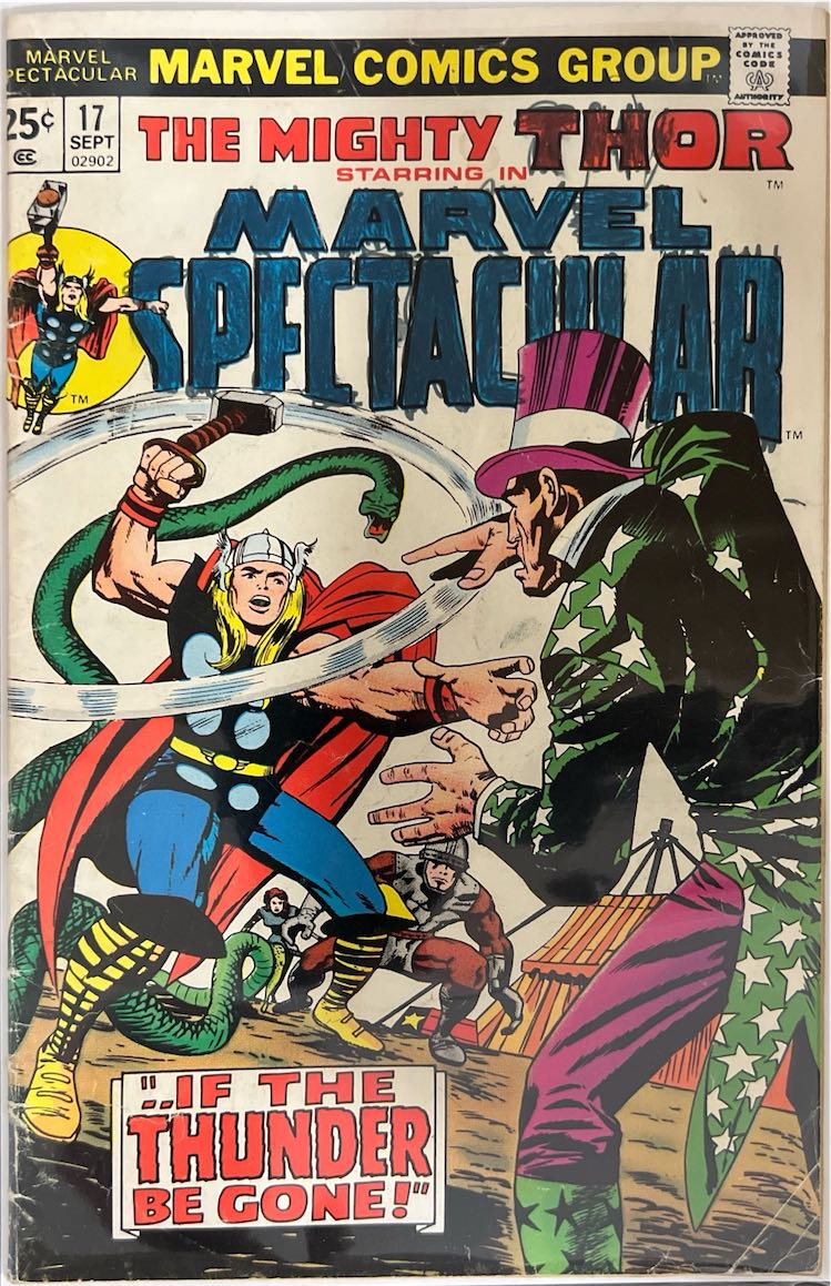 Marvel Spectacular, #017, The Mighty Thor: "If The Thunder Be Gone!" (Marvel Comics, 1974) - Direct Sales