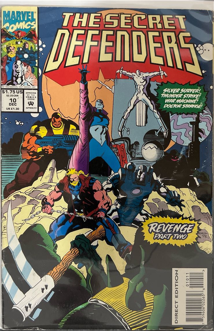 The Secret Defenders, #010, Revenge Part Two (Marvel, 1993) - Direct Edition