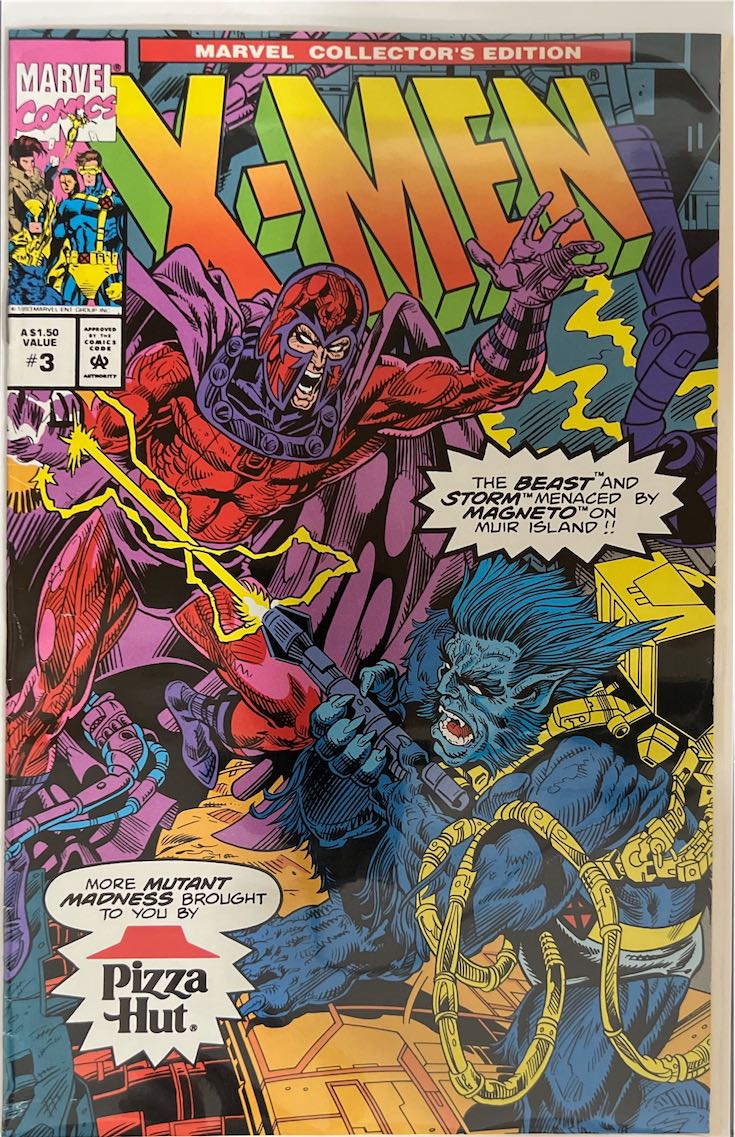 X-Men, #003, The Beast and Storm Menaced by Magneto (Marvel, 1993) - Marvel Collector's Edition