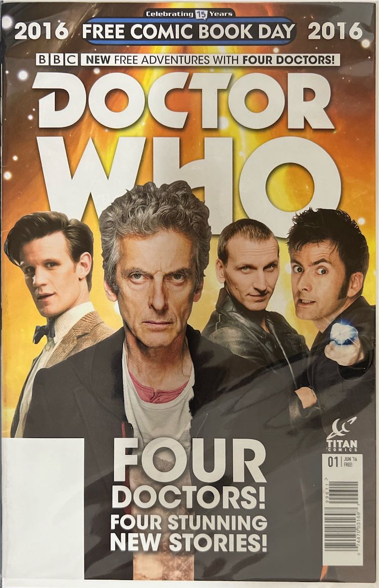 Doctor Who, #001, Four Doctors (Titan Comics, 2016) - Free Comic Book Day