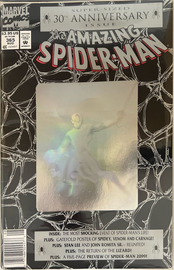 The Amazing Spider-Man, #365, 30th Anniversary (Marvel Comics, 1992) - Direct Sales