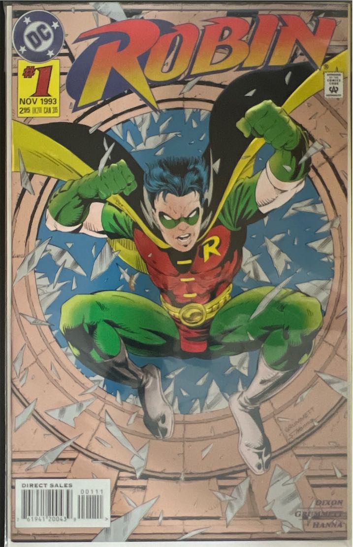 Robin, #001, Robin's First Solo Series (DC Comics, 1993) - Direct Sales