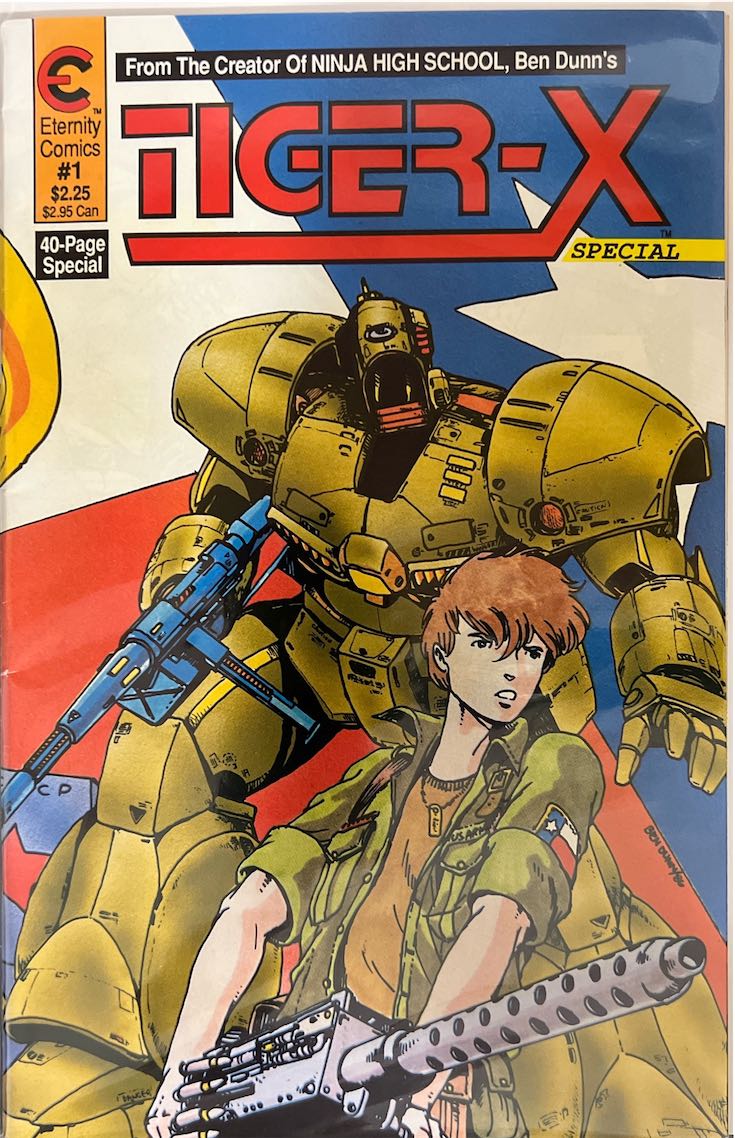 Tiger-X, #001, Special (Eternity Comics, 1990) - Direct Edition