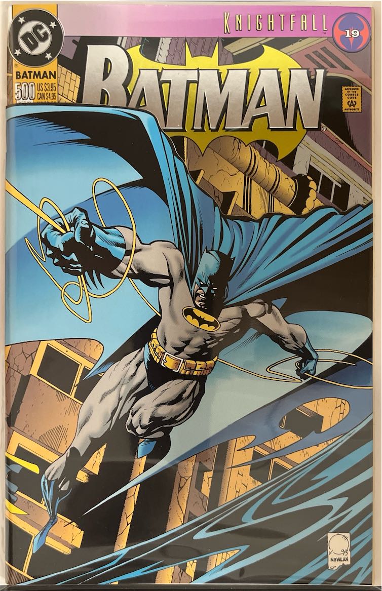 Batman, #500, Knightfall (DC, 1993) - Newsstand Edition