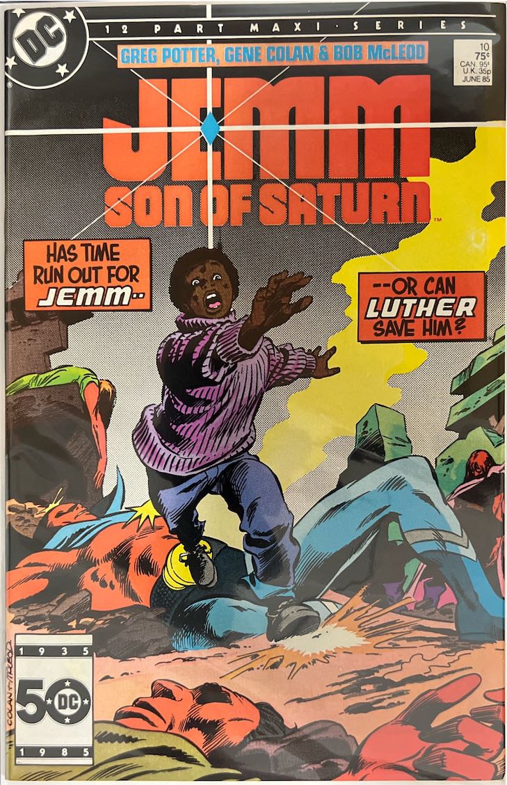 Jemm, Son of Saturn, #010 (DC Comics, 1985) - Direct Sales