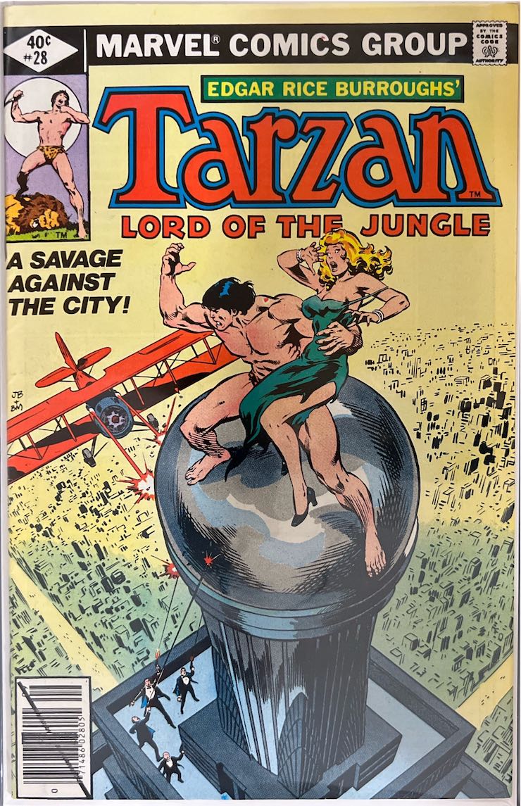 Edgar Rice Burroughs' Tarzan, Lord of the Jungle, #028 (Marvel Comics, 1979) - Direct Sales