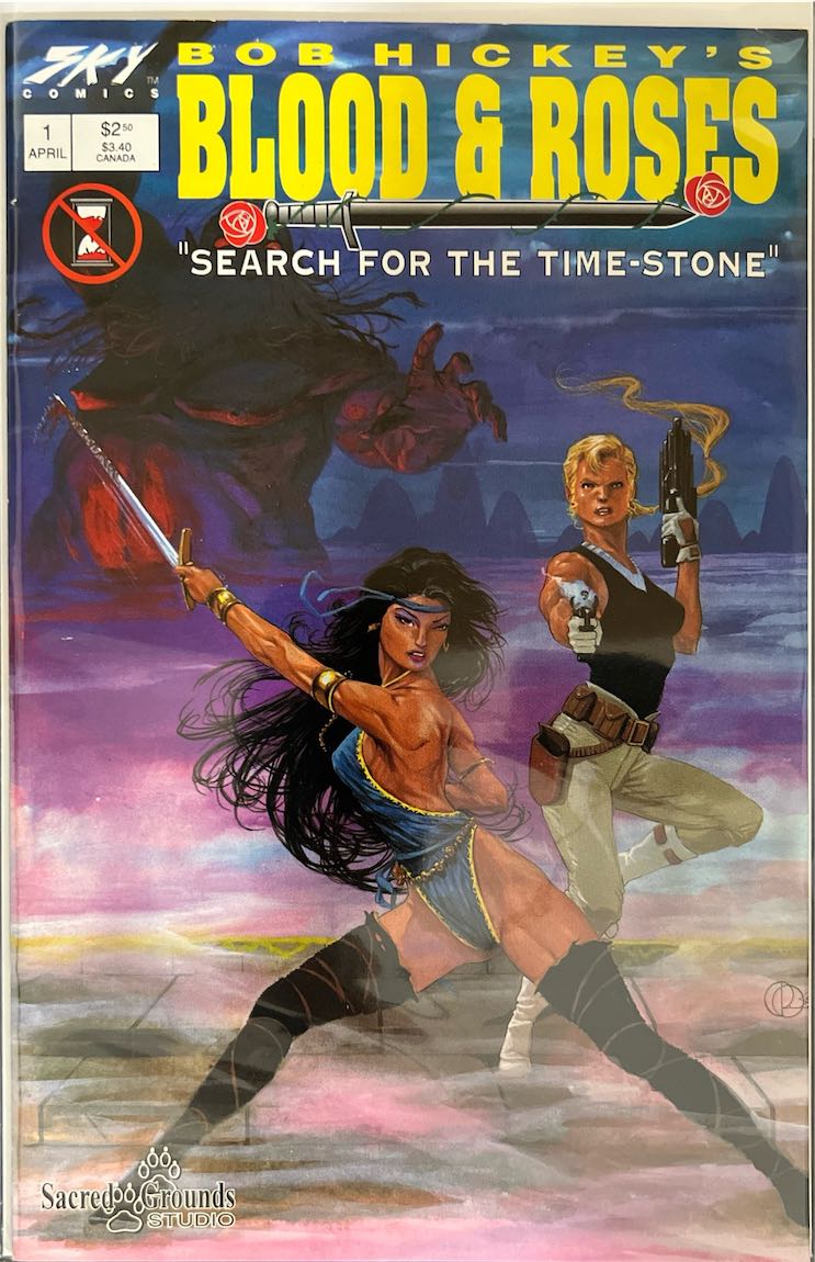 Blood & Roses, #001, Search For The Time-Stone (Sky Comics, 1993) - Direct Sales