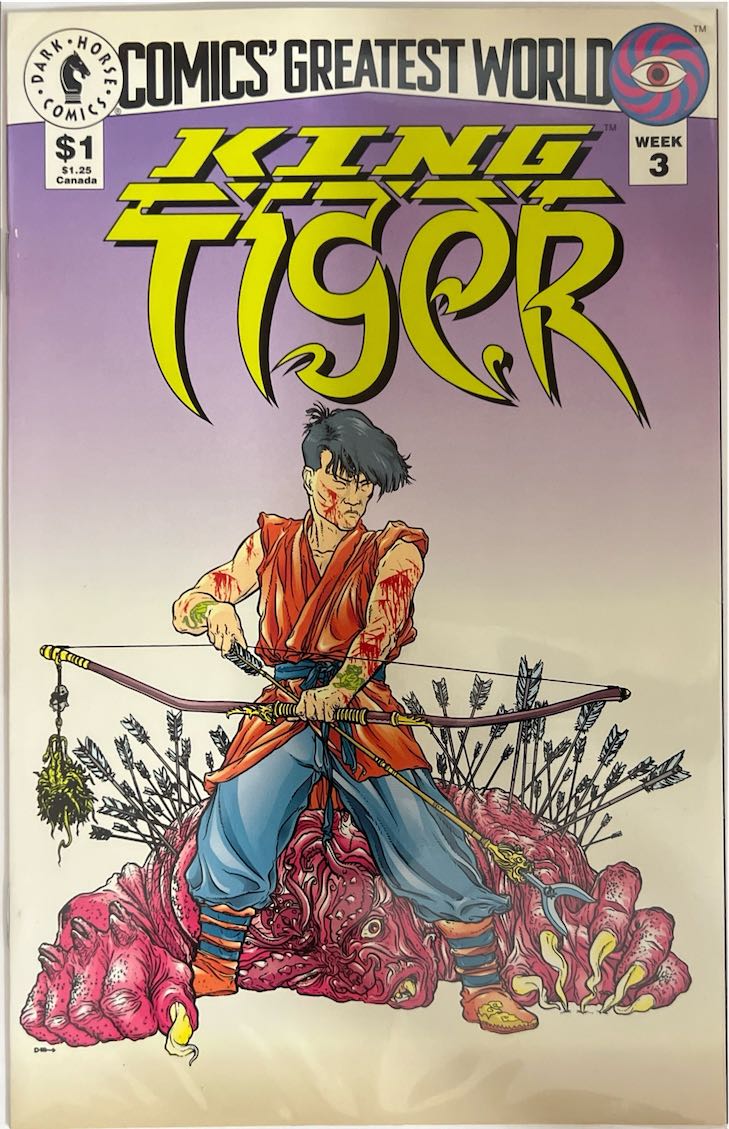 King Tiger, #003, Comics' Greatest World (Dark Horse Comics, 1993) - Direct Sales