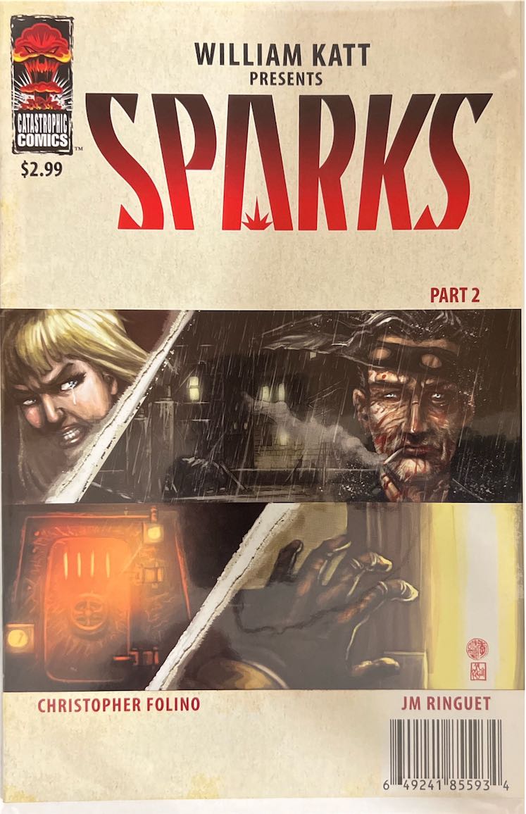 William Katt Presents Sparks, Part 2 (Catastrophic Comics, Publish Year Unknown) - Direct Sales