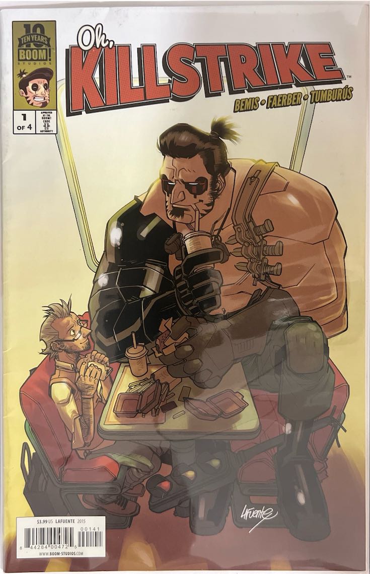 Oh, Killstrike, #001, (BOOM! Studios, 2015) - Direct Edition