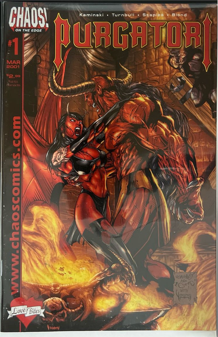 Purgatori, #001, Love Bites (Chaos! Comics, 2001) - Direct Sales Edition