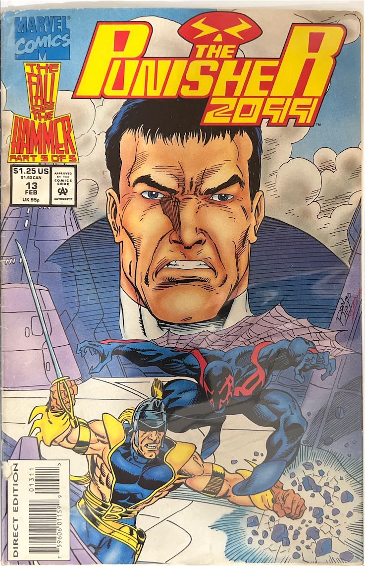 The Punisher 2099, #013, The Fall of The Hammer, Part 5 of 5 (Marvel Comics, 1994) - Direct Edition