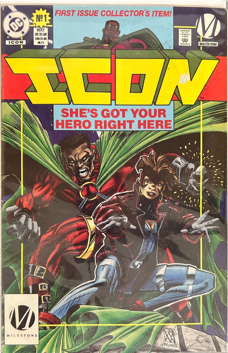 Icon, #001, She's Got Your Hero Right Here (Milestone Media, 1993) - Direct Sales