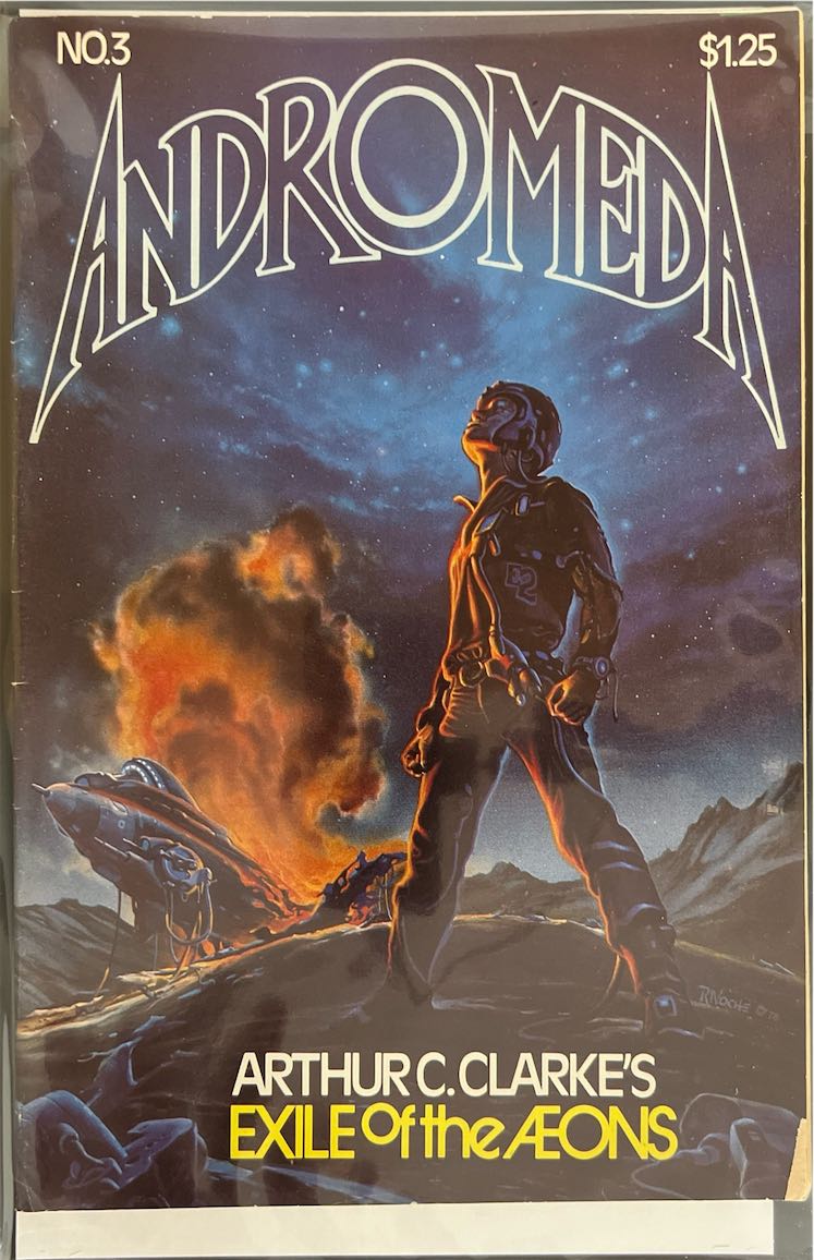 Andromeda, #003, Arthur C. Clarke's Exile of the Aeons (Pacific Comics, 1983) - Direct Sales Edition