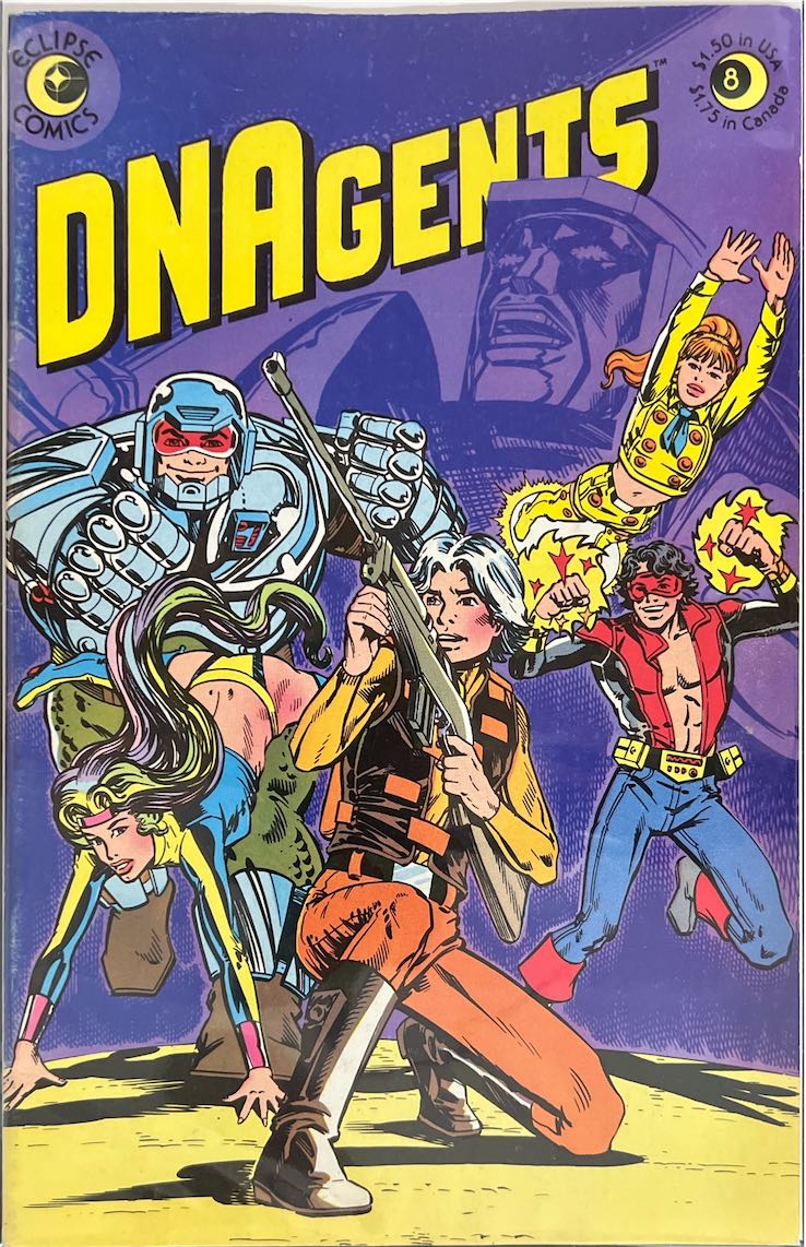 DNAgents, #008 (Eclipse Comics, 1983) - Direct Edition