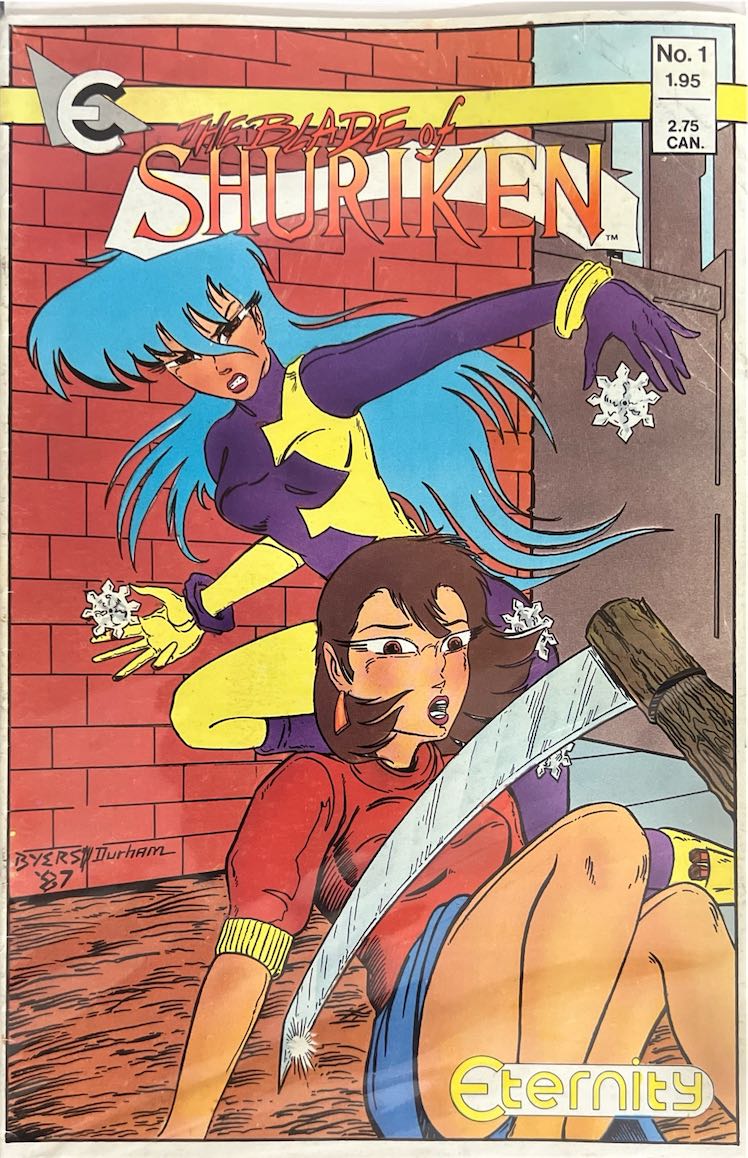 The Blade of Shuriken, #001, (Eternity, 1987) - Direct Edition