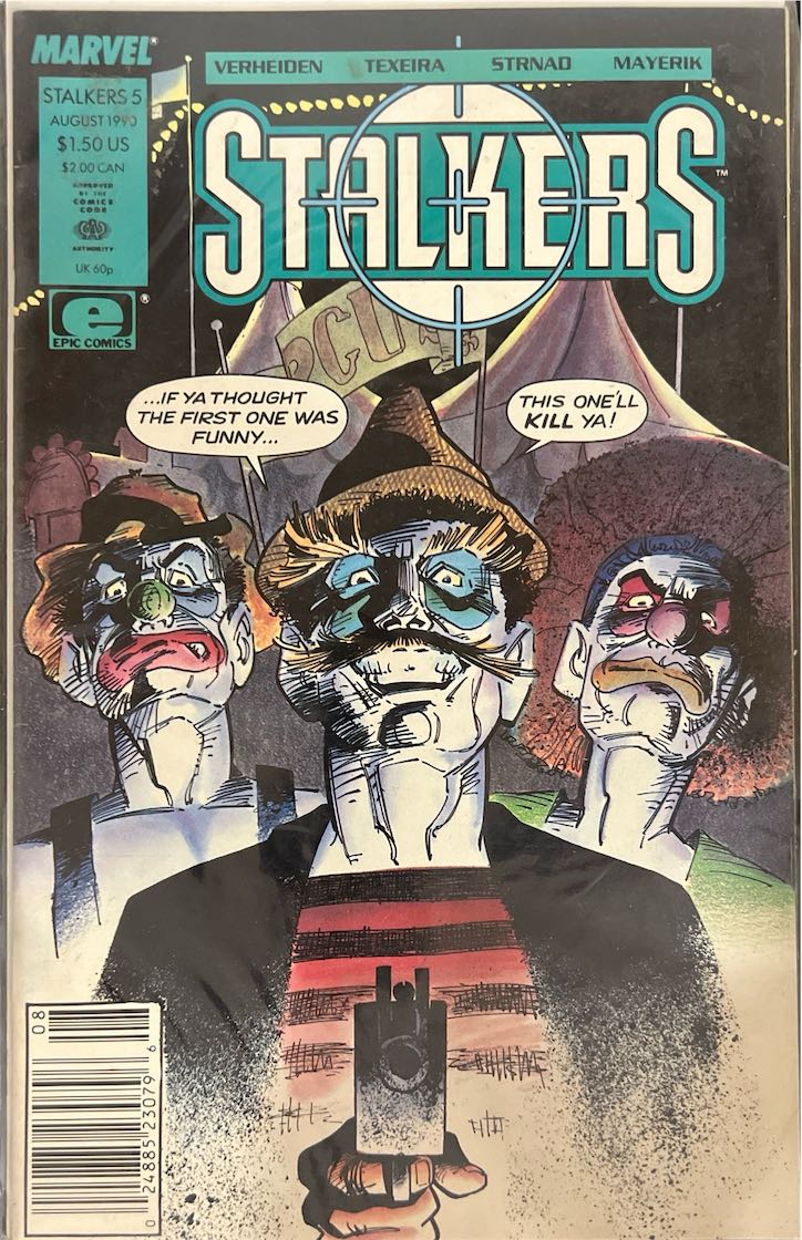 Stalkers, #005, (Marvel, 1990) - Direct Sales