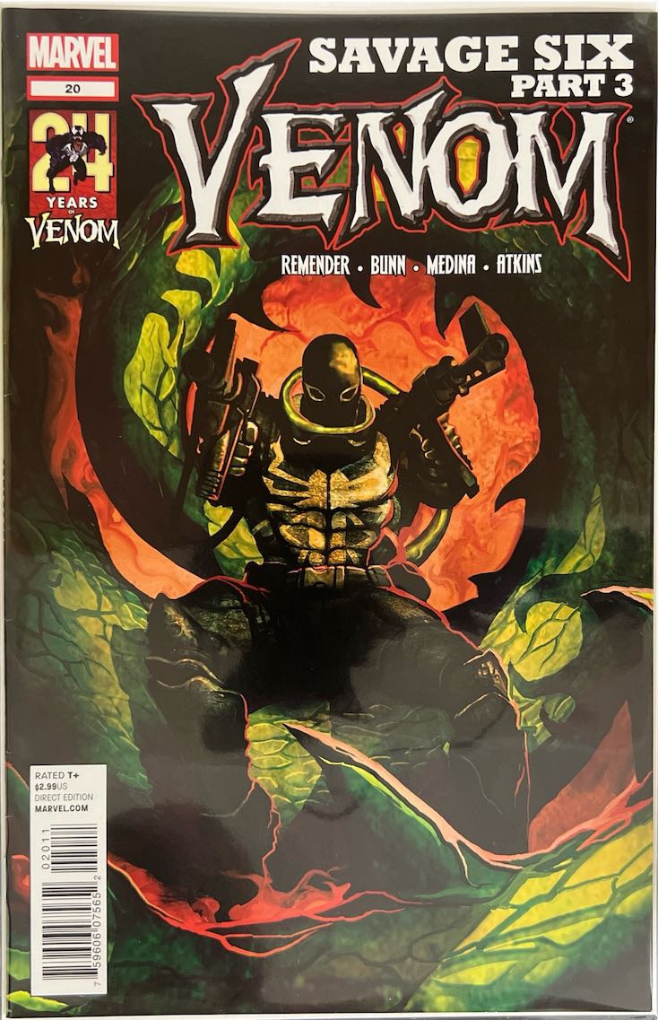 Venom, #020, Savage Six Part 3 (Marvel, 2012) - Direct Edition