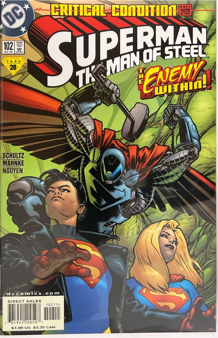 Superman: The Man of Steel, #102, Critical Condition Part 3 (DC Comics, 2000) - Direct Sales