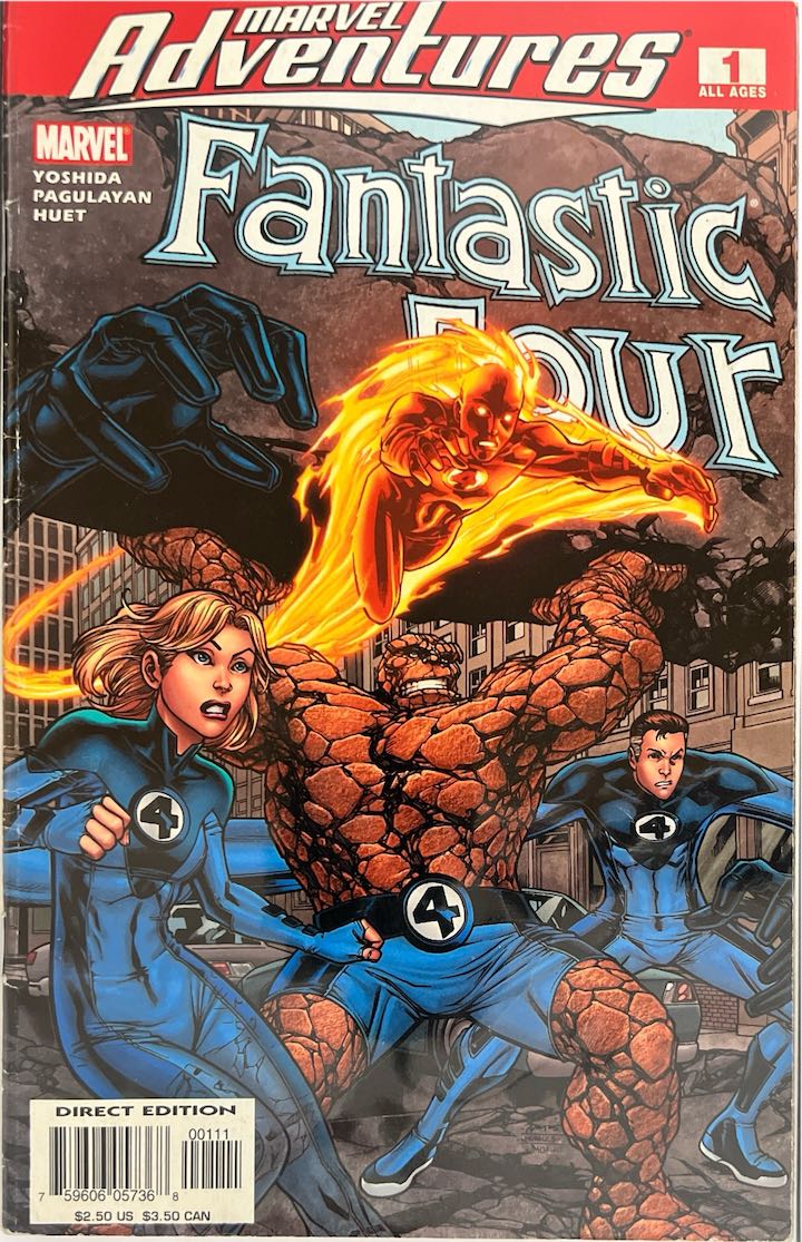 Marvel Adventures Fantastic Four, #001 (Marvel, 2005) - Direct Edition