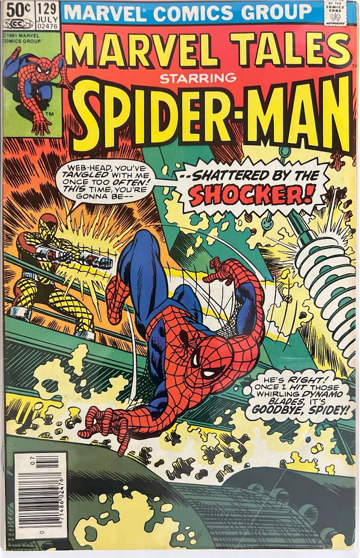 Marvel Tales Starring Spider-Man, #129 (Marvel, 1981) - Direct Edition