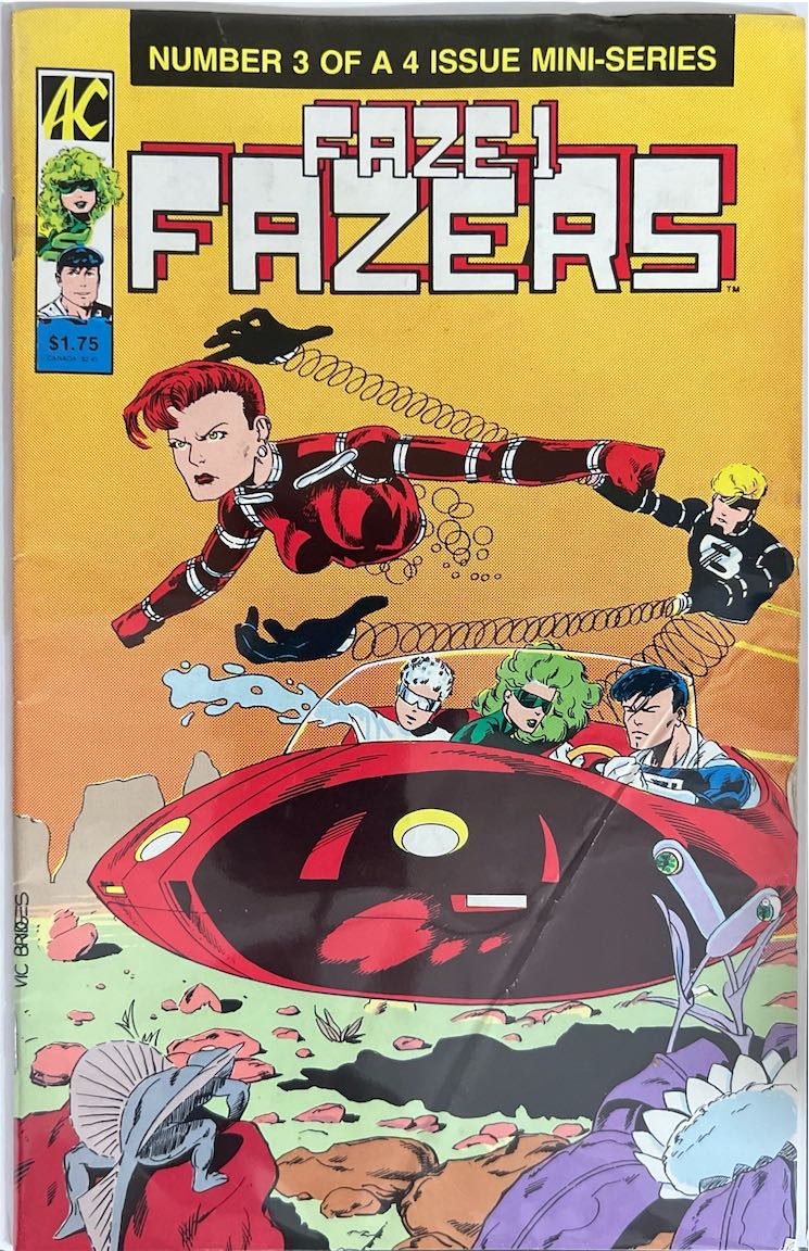 Faze 1 Fazers, #003, (AC Comics, 1986) - Direct Sales