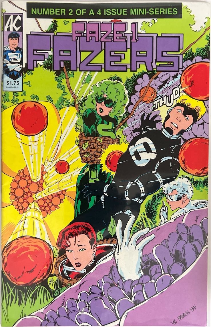 Faze 1: Fazers, #002, (AC Comics, 1985) - Direct Sales